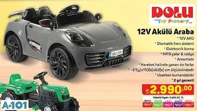 DOLU 12V AKÜLÜ ARABA DOLU 12V AKÜLÜ ARABA